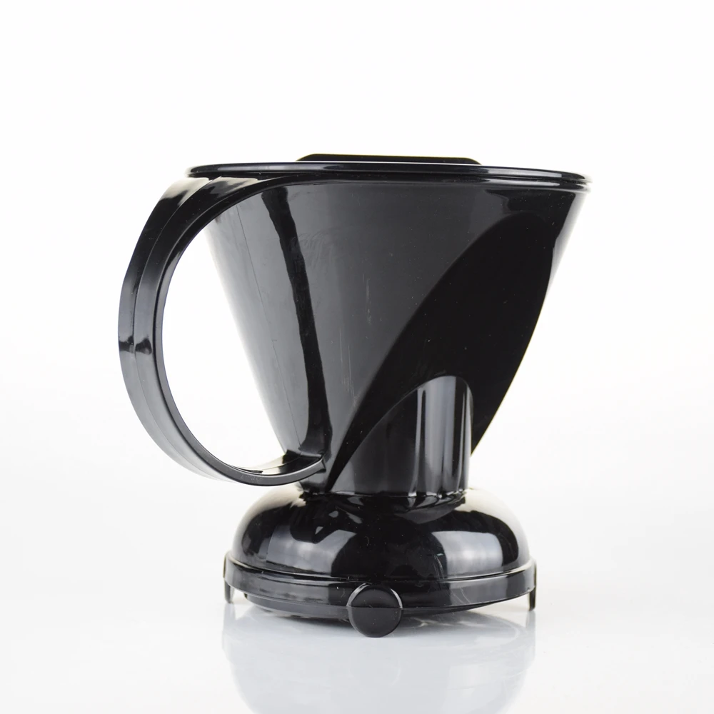 

Ecocoffee V60 Coffee Filter Cup Pour Over Coffee Dripper Barista Clever Coffee Maker, Red/black/white