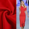 Red solid jersey 100% egyptian cotton fabric for garment