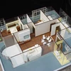 3d prefab interior houses plan/architectural scale interior model