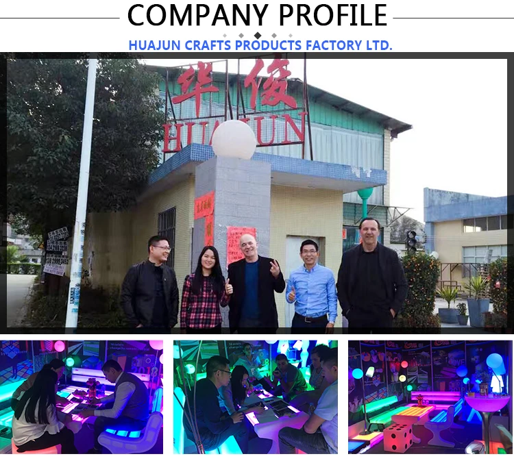 Hot sale commercial furniture rgb colorful waterproof rechargeable waterproof illuminated led bar counter for night clubs