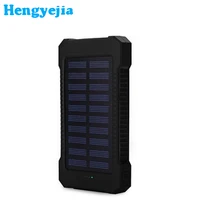 

New Design Waterproof 10000Mah Portable Solar Power Bank Keychain Usb Charging Station