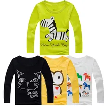 New Arrival Stylish cotton children t shirts long sleeve t-shirts cartoon t-shirt girls and boys’ t shirt Wholesale