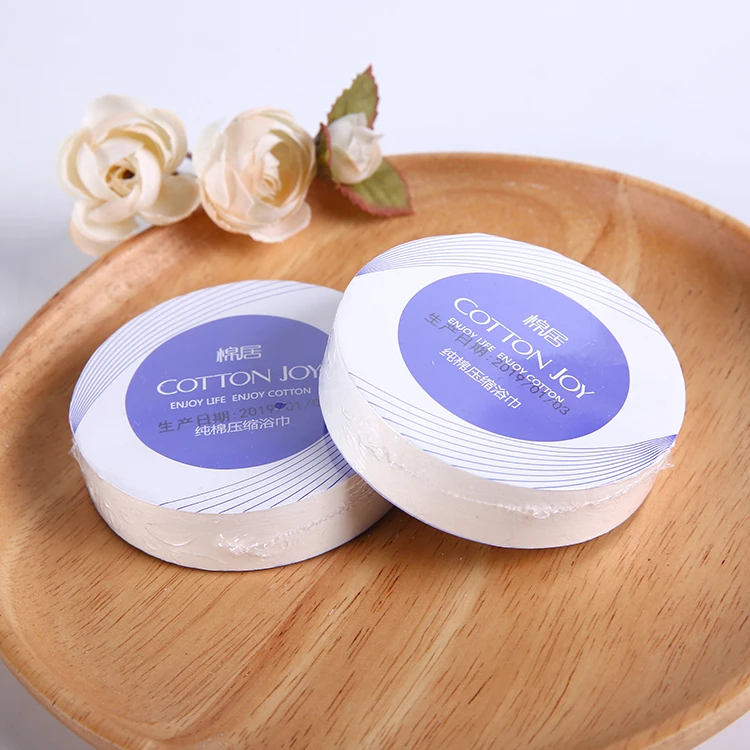 
High-grade soft cotton towels disposable biodegradable compressed bath towel 