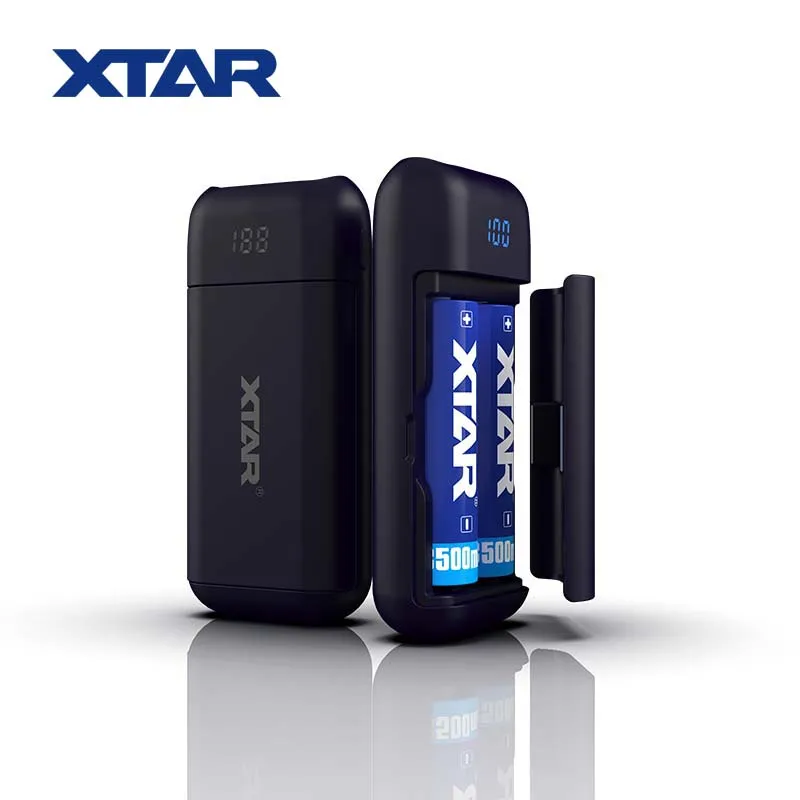 

2018 Portable e Cig Battery Charger XTAR PB2 18650 Battery Charger with Power Bank Function, N/a
