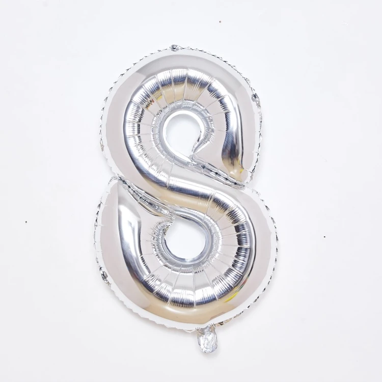 Big Size Novelty 16inch 32inch 40inch Rose Gold Number Letter Foil Balloons Helium Fill Birthday 8350