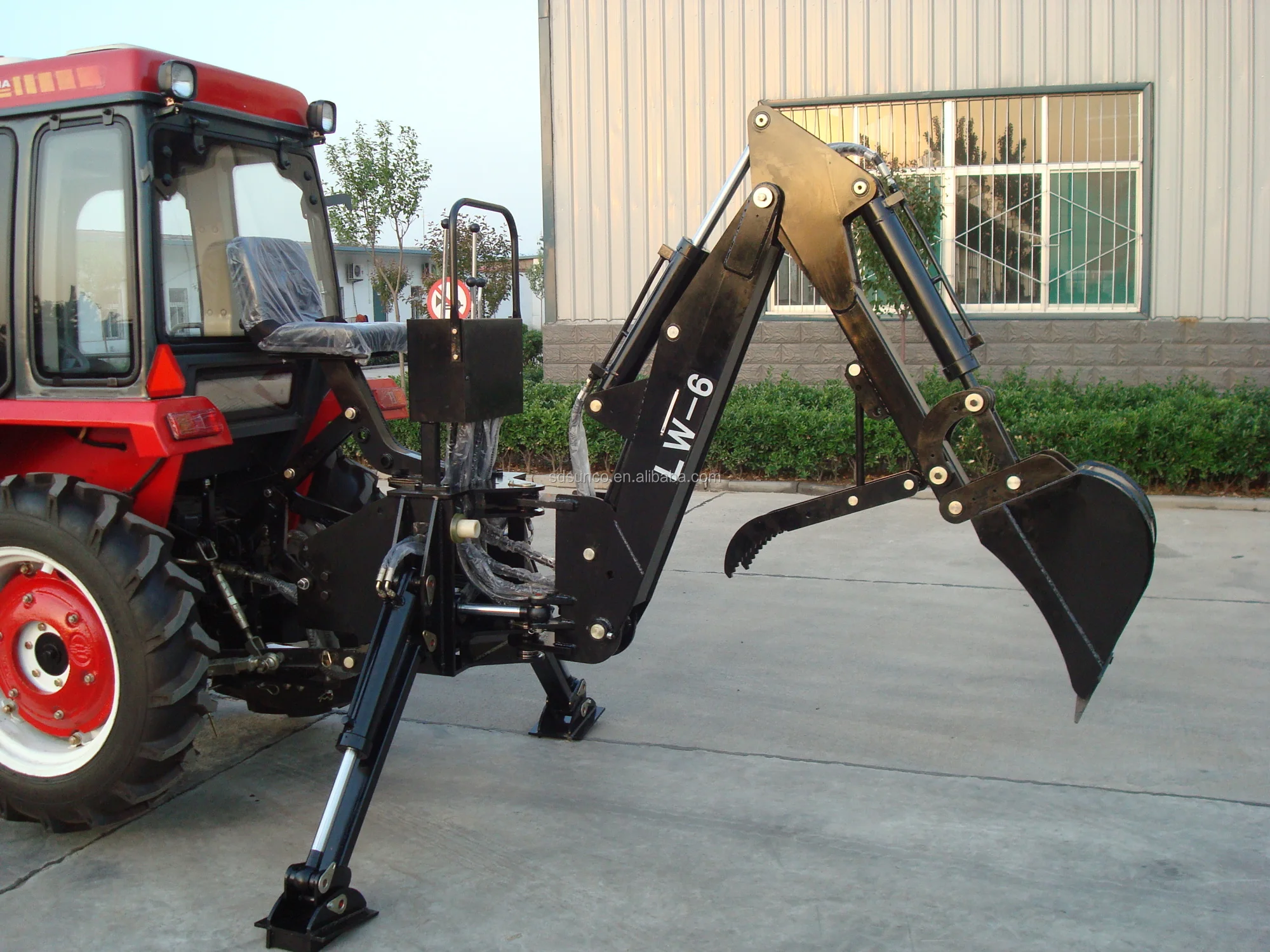 Lw-7 Small Tractor Backhoe/3 Point Hitch Backhoe - Buy Tractor Backhoe ...