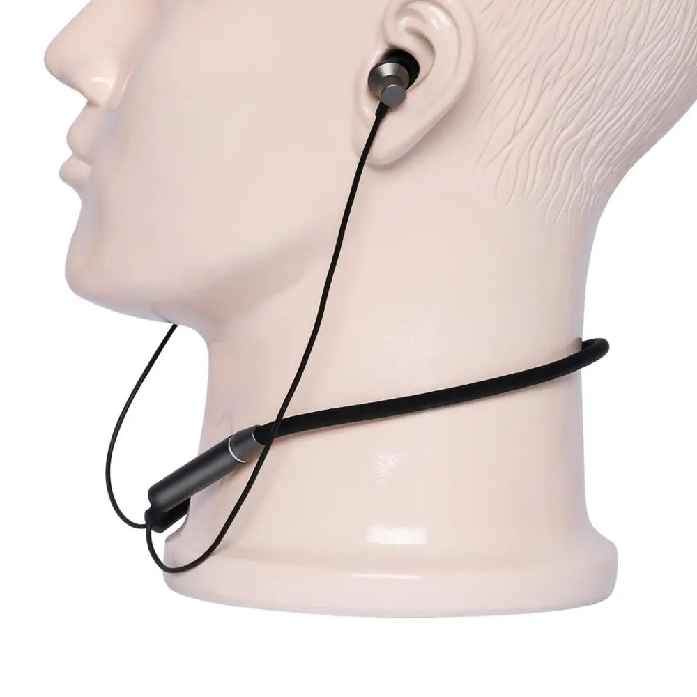 

Black wireless bluetooth for headphones neckband bluetooth headset for samsung smart tv
