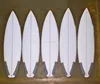Customized design white color decorative surfboard with carbon patch