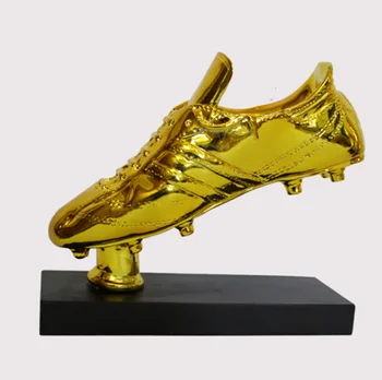 golden soccer shoes