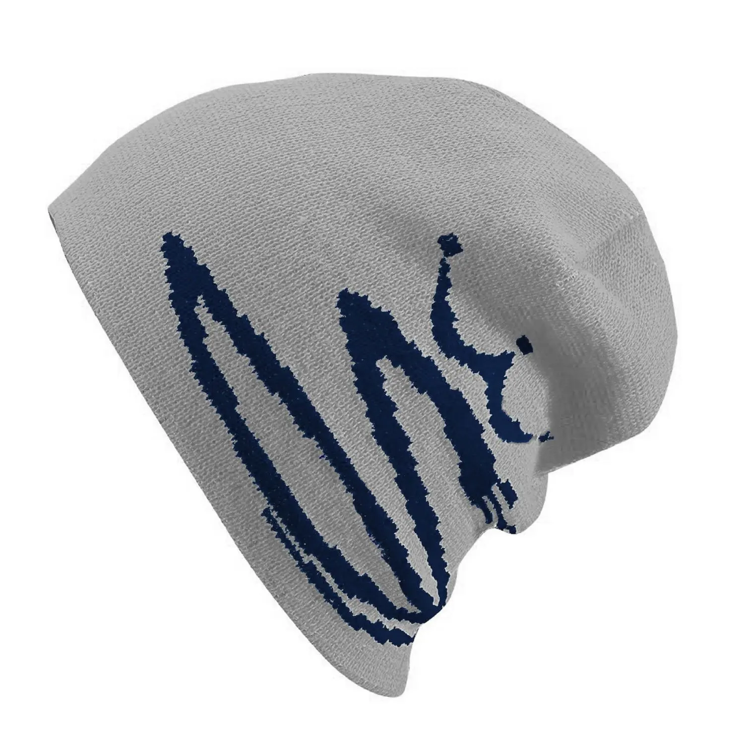 NEW Cobra Golf Reversible Peacoat/Light Gray Beanie Toboggan Ski Hat/Cap
