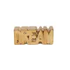 Promotional cheap price 3d letter sign gold decoration / ceramic decorative items for home