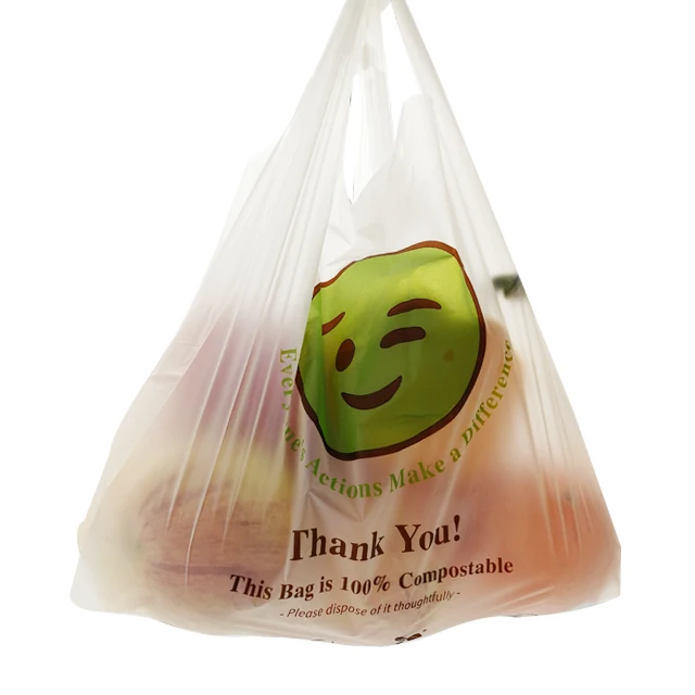 biodegradable material raw corn starch plastic bag