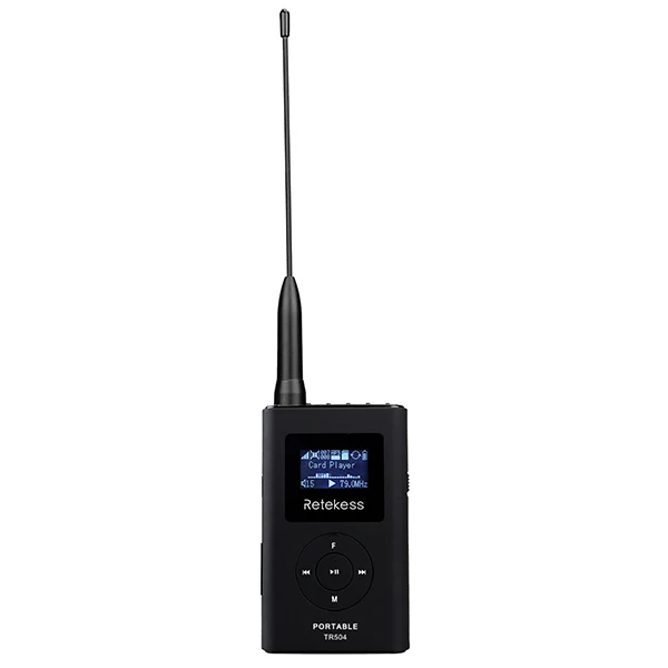 76-108MHz Handheld FM Transmitter MP3 Broadcast Radio Transmitter for Tour guide 