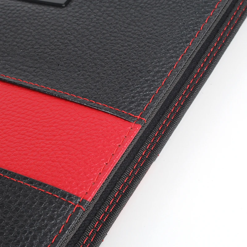 HUAHAO brand Multi-function calculator pu laptop office supplies stationery zipper order custom notebook