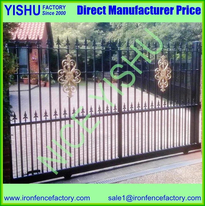 Sliding Iron Main Gate Design Gates And Steel Fence Deisgns Buy High Quality Metal Wood Gates Deisgn Metal Gate Sliding Gate Product On Alibaba Com