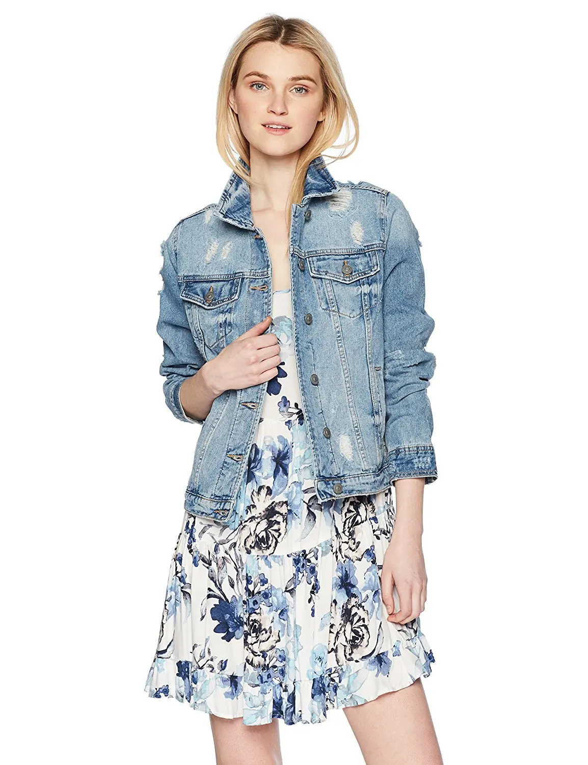 silver jeans denim jacket