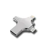 Custom design four in one shaped flash drives 64 gb otg u disk multifunction usb