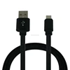 Assorted color USB 3.1 type c usb cable braided wire flat data and charging cords