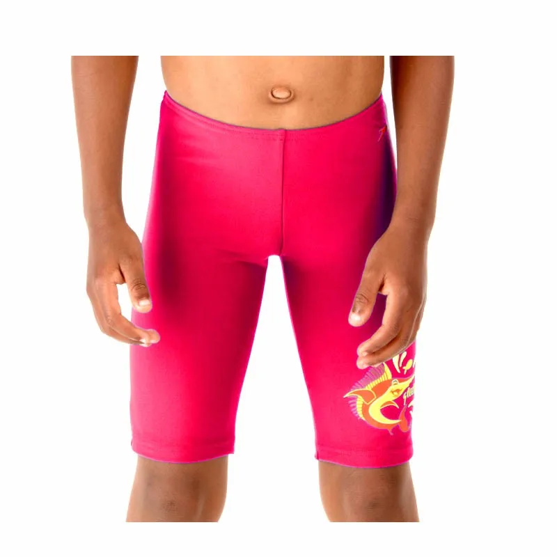 Professional Swimming Jammer Suit Young Boy Racing Swimwear For Tots