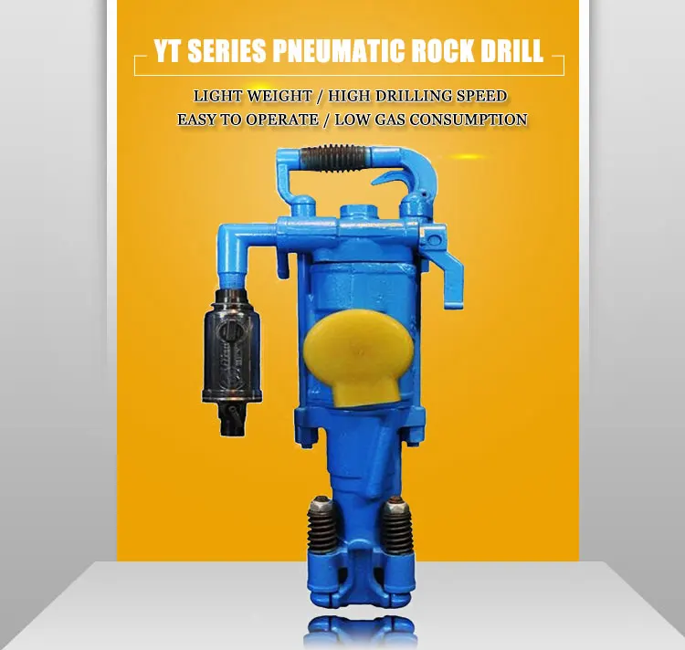 long service life pneumatic drill air leg rock drill