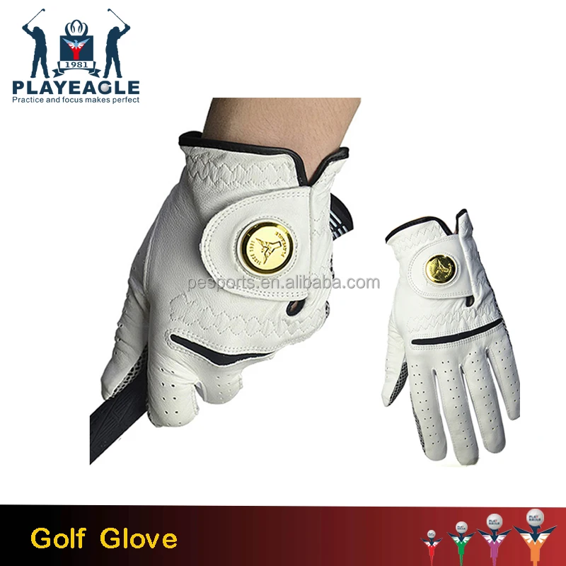 

Men's Left Hand Golf Gloves High Quality Outdoor Gloves Breathable Durable Cabretta Leather Golf Glove, Blue;green/oem