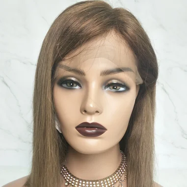 

Top quality pre plucked natural hairline Bob straight 360 lace wig 4#T8#, N/a