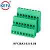 KF128A3-5.0/5.08mm 2Pole pcb panel mount terminal block 300V/20A