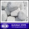 Natural Snow White Pebblw Stone Wall Decoration River Washed Stone