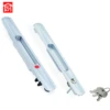 ZC-2105B zinc alloy material self locking sliding door lock with keys for automatic sliding wood door