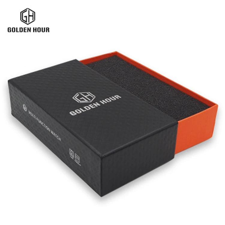 

Golden Hour box watch gift ,black ORIGINAL watch packing be sold with Golden Hour watch ,not be sold separately,nice gift box
