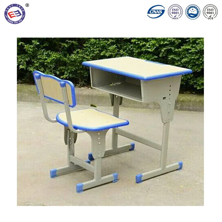 Used School Furniture Classroom Student Desk With Panel Saudi Arabia