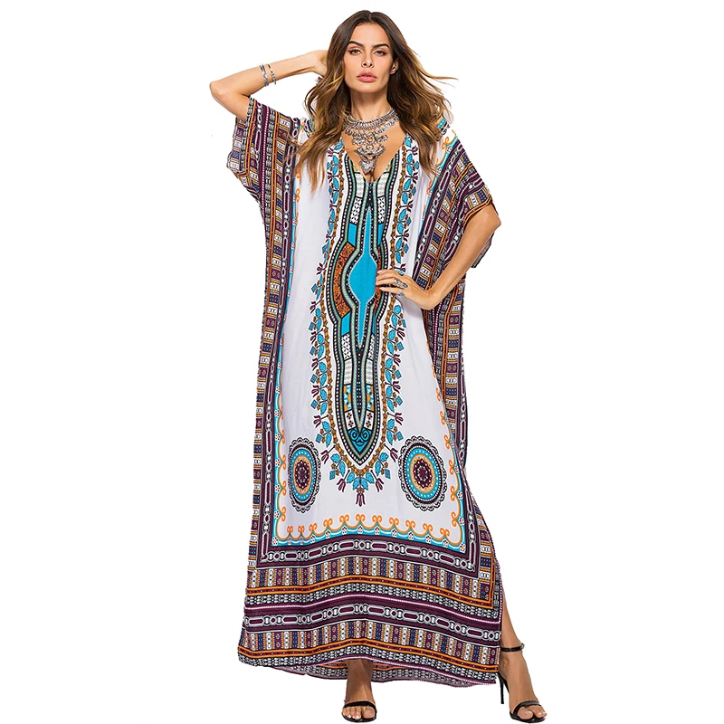 

2019 Summer Hot Sales Woman Dress African Kitenge Dashiki Patterns Dresses Designs For Women, Red/gray/purple/khaki