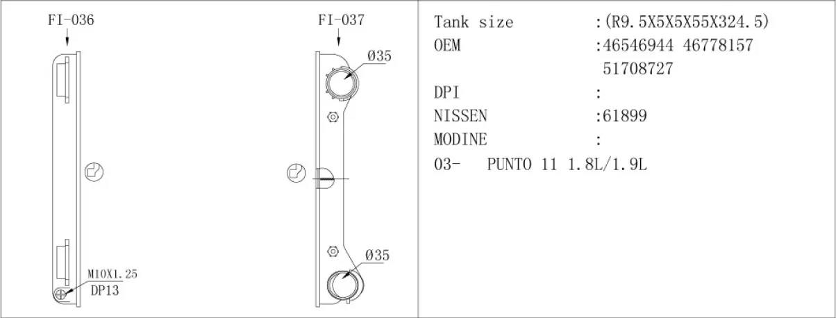 fiat punto parts online