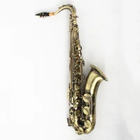 

Professional Factory Price Brass Body B Flat Antique Tenor Saxophone