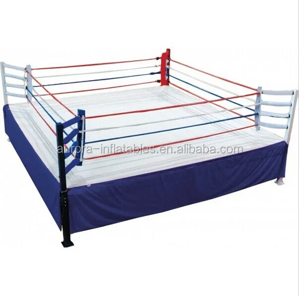 

High quality boxing ring steps professional boxing ring with customized size, Black ,white ,blue,blue