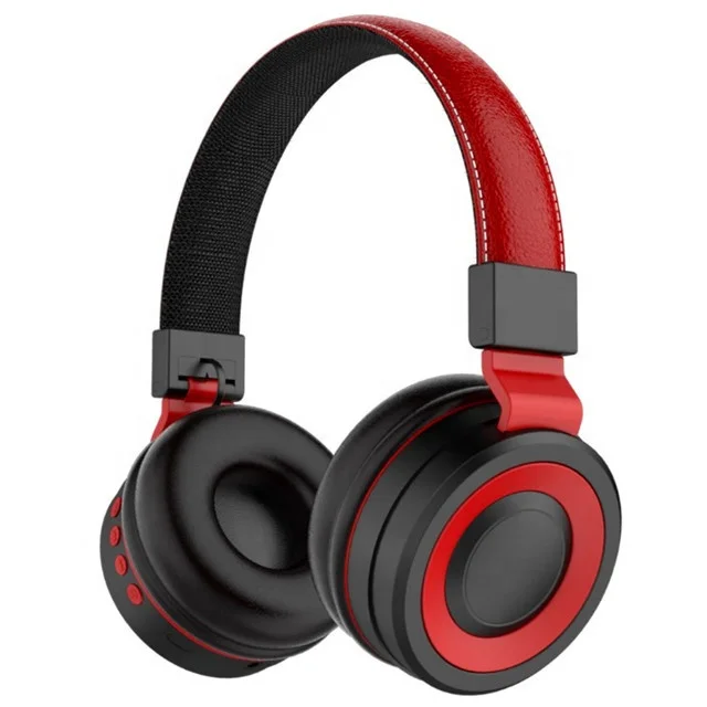 

Over ear bass stereo headphone handsfree wireless headset with mic microphone