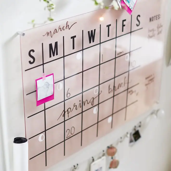 Factory Sale Of Clear Wall Acrylic Calendar Buy Acrylic Wall Calendar 