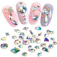 

Newby 32 Designs Nail Salon Decoration Natural Loose Diamond Crystal Stone For Nails