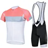 bike wear cycling jersey custom short sleeve shirt biker jacket for men biking jersey factory bib set