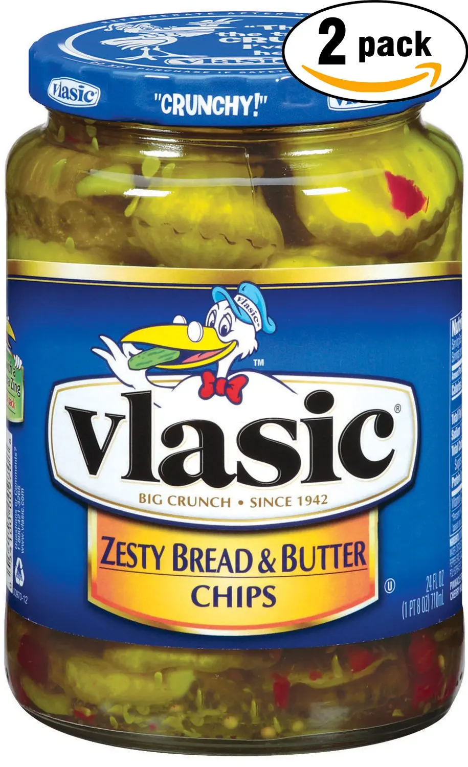 Buy Vlasic Foods Zesty Garden Mix Pickles Garlic And Dill Flavor 32 Ounce 6 Per Case In Cheap Price On Alibaba Com