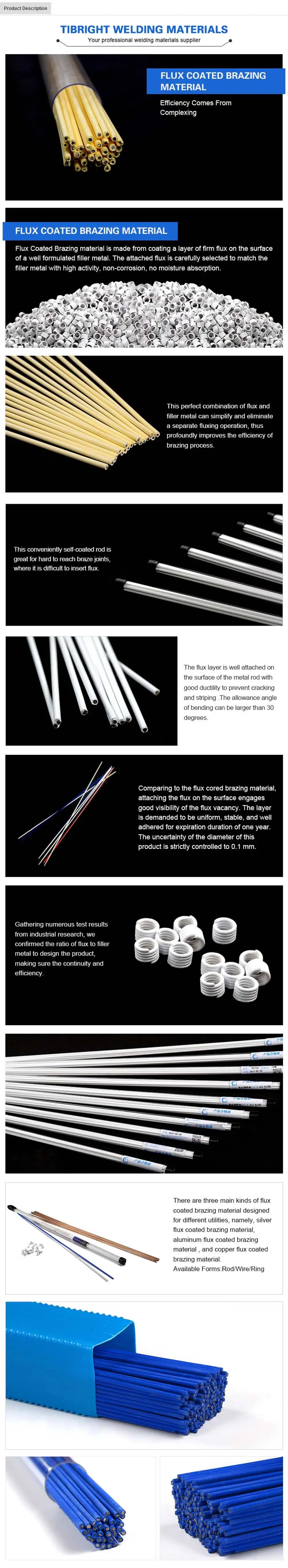 Flux coated brazing -1