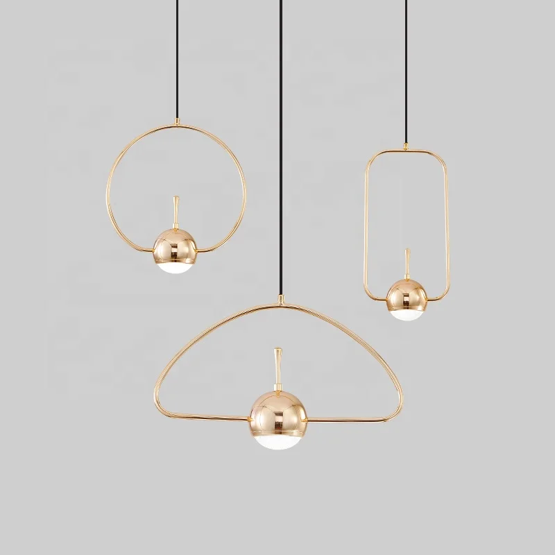 Modern circular LED pendant light Glass globe pendant lighting decorative hanging lamp ETL89092