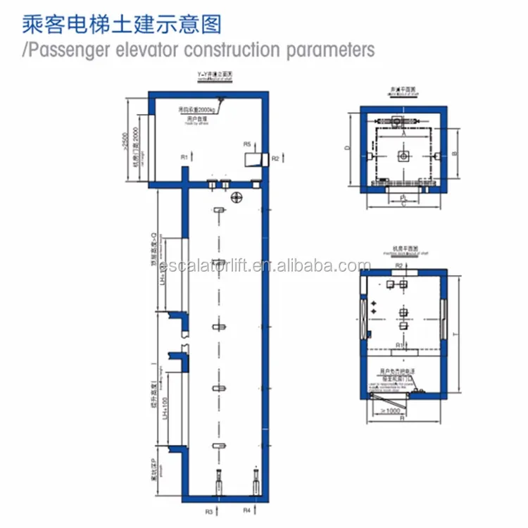 China Factory sale safe comfortable business Passenger lift