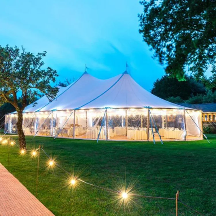 Camping Luxury Canvas Stretch Tent Fabric Waterproof With Aluminium