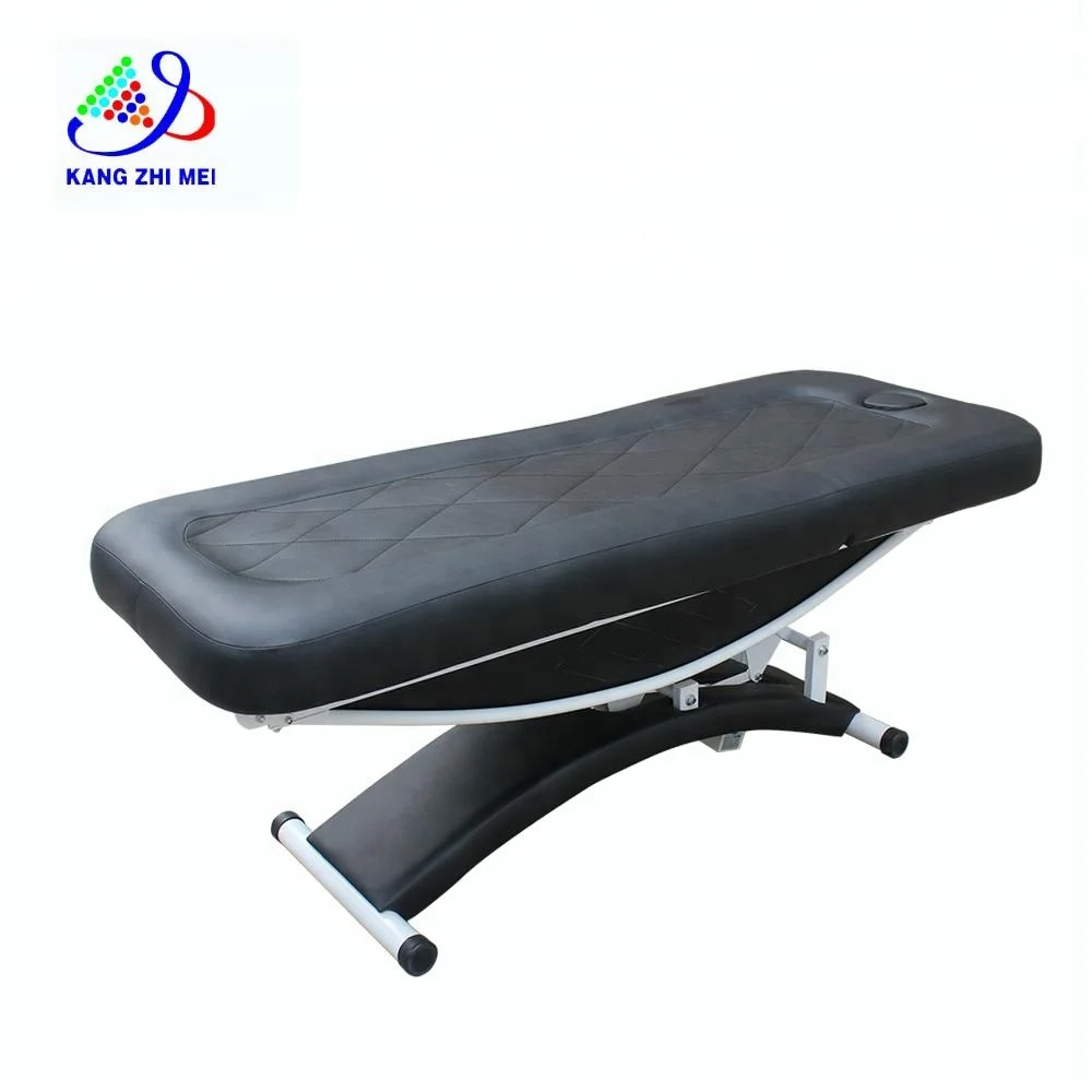 Black Vibration Massage Wax Bed& Electric Facial Bed With 4 Motors Km