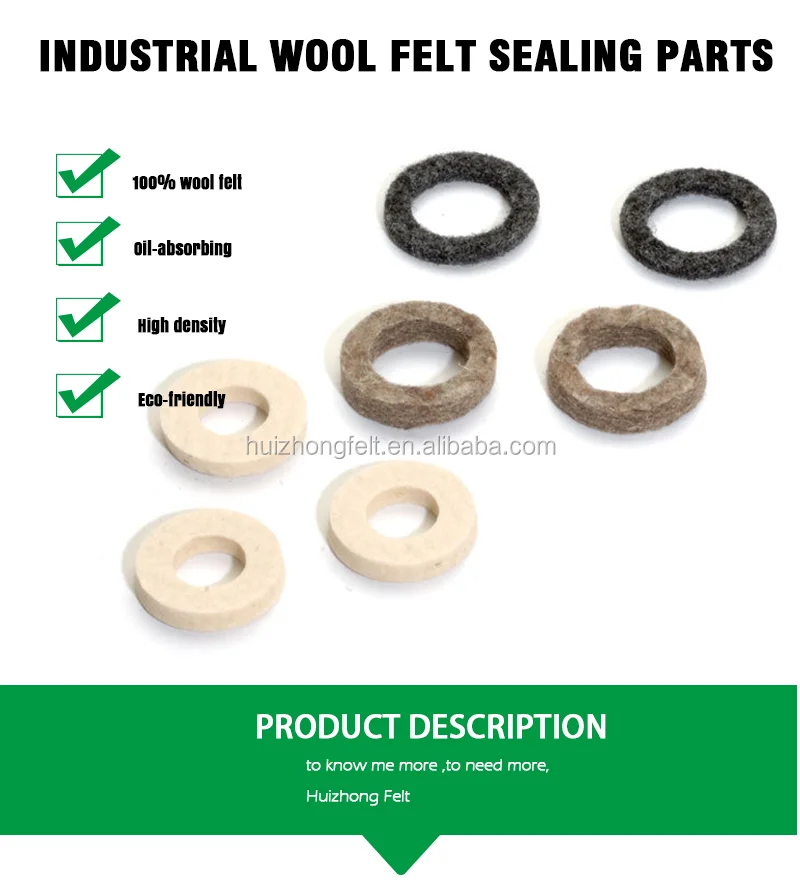 Wool Felt Washer Felt Gaskets Buy Wool Felt Washer Felt Gaskets,Klingrit Gasket,Felt Seal Ring