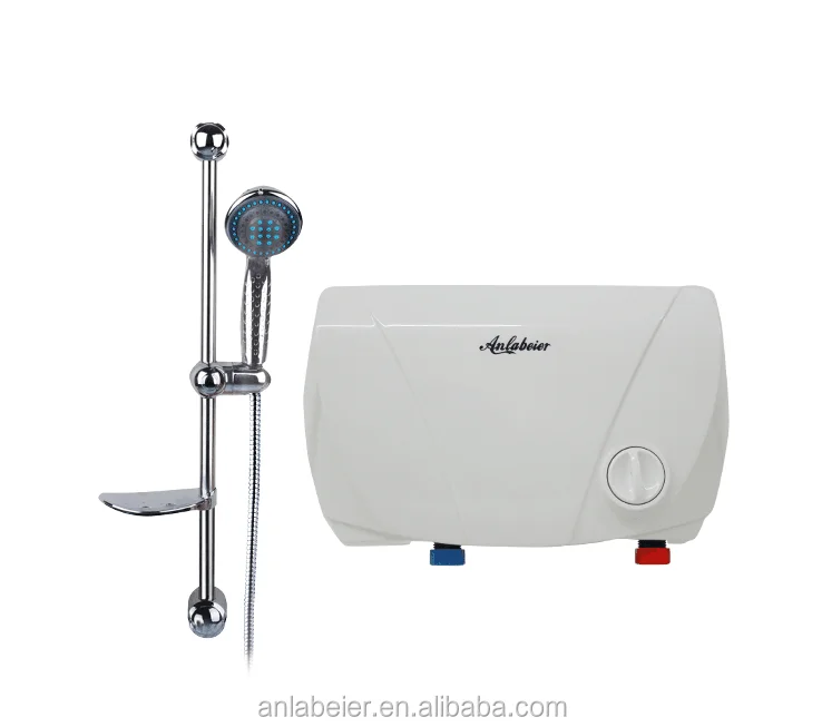 Shower bathroom flash heat battery powered water heater for shower and kitchen 