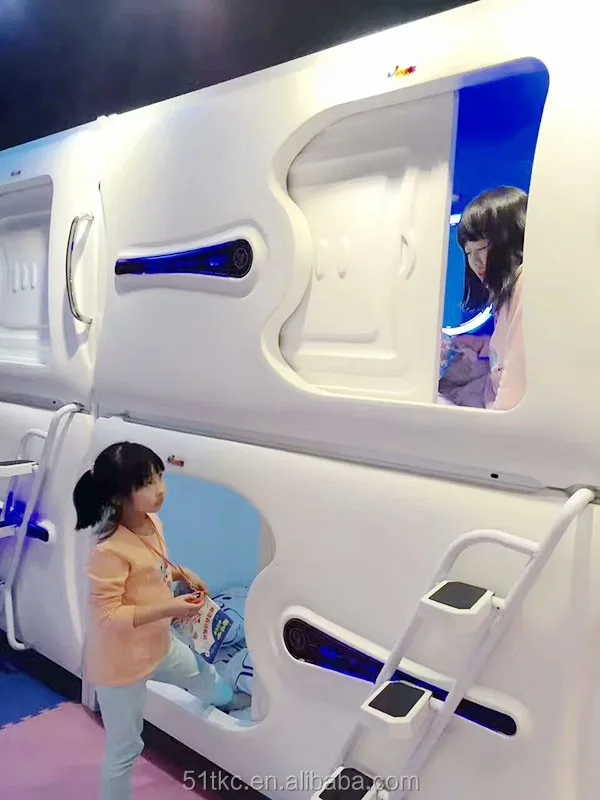 M-863 Capsule hotel bed sleeping box  5