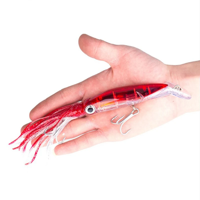 

squid jig wholesale 35g colorful octops squid jig fishing lure hard plastic trolling heads lure, Vavious colors