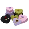 Delicate Customized Pearl paper Heart Shape Gift Packaging Chocolate Box for festival gift